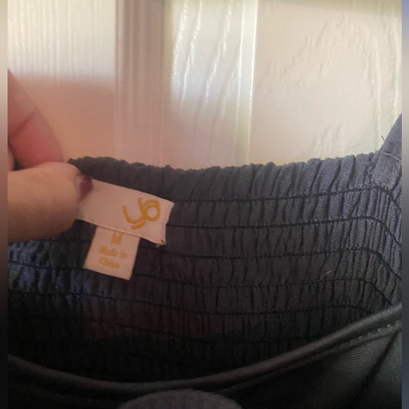 Ya Los Angeles grey mini dress with ruffles, and flowers very y2k junior size M - Picture 5 of 7